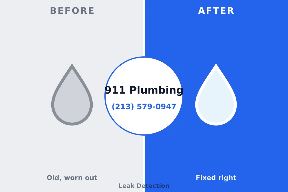 Before and after: plumbing repair Hot Springs, AR
